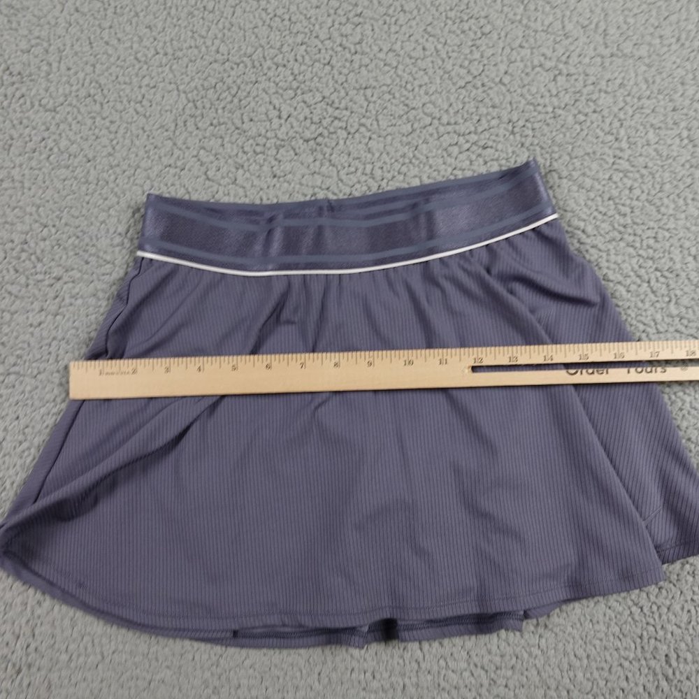 NIKE Dri Fit Mini Slip Tennis Skirt Womens Small Lavender Golf Skort Pleated Run - Picture 8 of 12